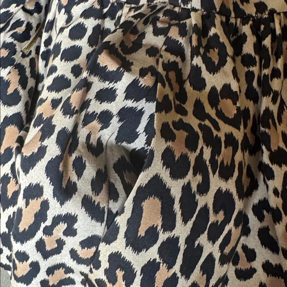 Kate Spade Coreen‎ Skirt the Rules Leopard Print Mini Skirt Size 8
